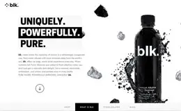 BLK Water 高级碱性水饮料 豪华水饮食网站