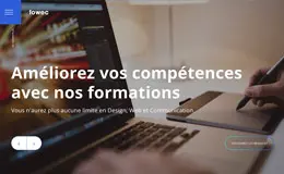 Fowec设计培训机构企业网站