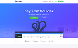squidex扁平化产品网站