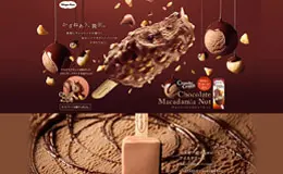 哈根达斯冷饮巧克力雪糕专题页面设计