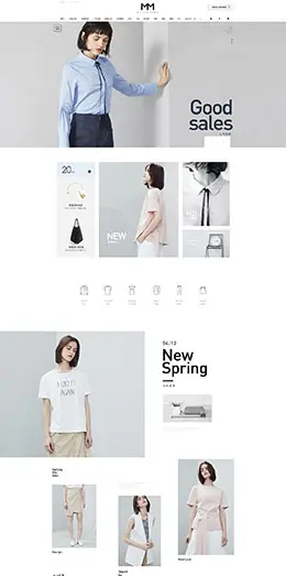 麦檬女装服饰天猫首页活动专题页面设计