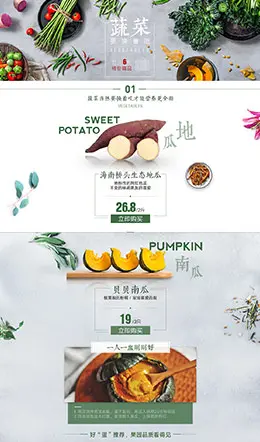 天天果园水果蔬菜专题页面设计