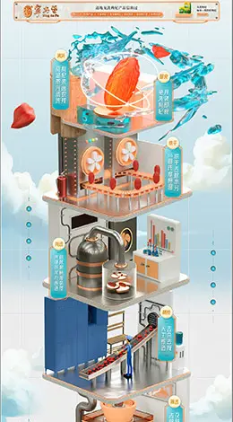 宁安堡 食品 零食 酒水 天猫首页活动专题页面设计