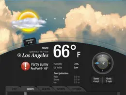 Accu天气iPad版界面设计