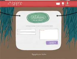 La Sabree网站联系表单设计