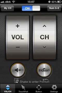 2011年LG电视的遥控器