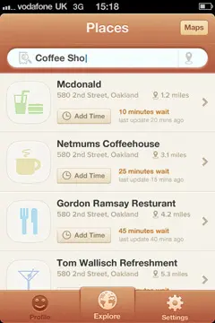 查找附近餐厅app设计