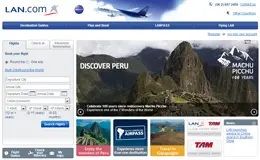LAN航空公司网站