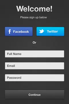 登录注册表单界面设计