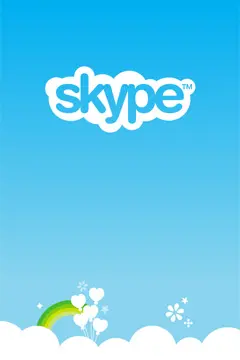 Skype App应用启动界面