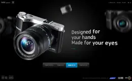 三星智能相机NX系列Minisite