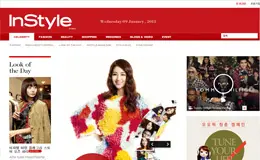 InStyleKorea时尚杂志网站