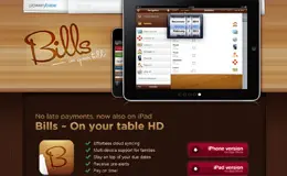 Bills应用程序Appsite