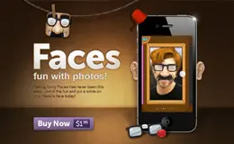 Faces有照片的乐趣应用程序Appsite