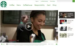 星巴克咖啡公司网站