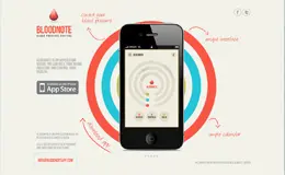 Bloodnote健康应用程序Appsite