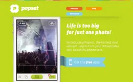 Popset移动摄影应用Appsite