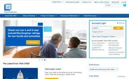 TIAA-CREF金融公司网站