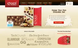chocri定制巧克力棒网站