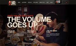 Smokey Bones酒吧网站