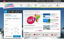Voyages火车飞机酒店预订网站