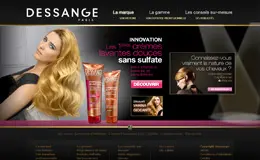 DESSANGE美发时尚网站