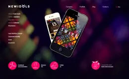 NewIdols用户界面和移动应用程序设计