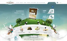 Vilkyskiu乳制品网站