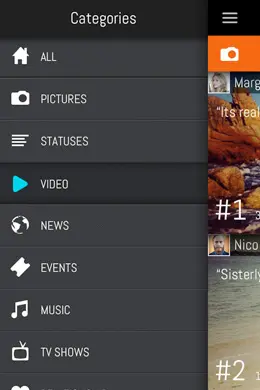 Gabi社交APP应用手机界面设计