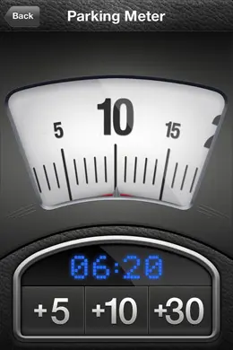 莎莉公园汽车取景器手机应用界面设计