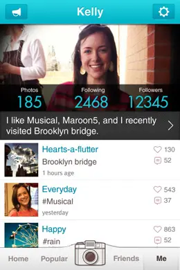 Pudding.to图片社区应用手机界面设计
