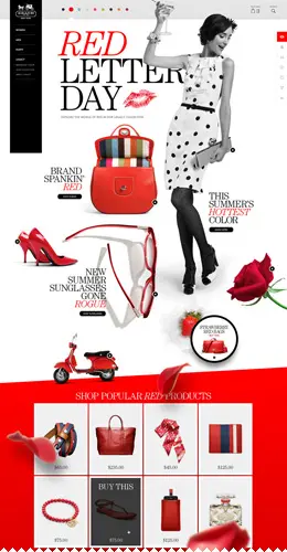 COACH(蔻驰)时尚网页设计