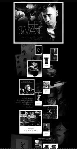 伊夫圣罗兰YSL时尚网页设计