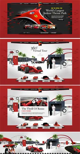 法拉利体验网站设计