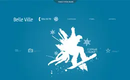 美丽的城市Flash网站