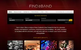 Findaband活动乐队网站