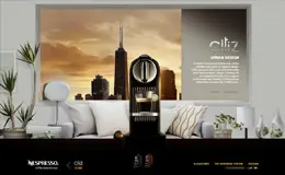 Nespresso咖啡机Flash网站