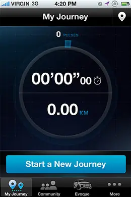 揽胜应用程序手机界面设计