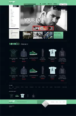 街舞服饰网站设计欣赏截屏