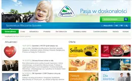 Spomlek波兰乳品公司网站