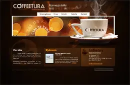 Coffeteria咖啡网站设计截图