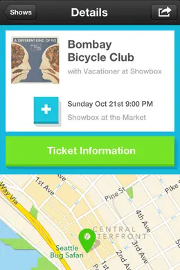 Setlist手机应用界面设计