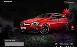 奔驰A 45 AMG车型网站