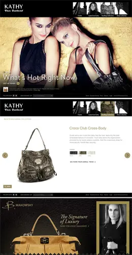 利丰（美国）时尚女包网站设计欣赏