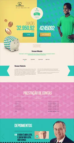 小清新颜色的贫困儿童的机构设计欣赏