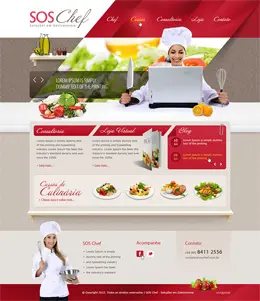 美食餐饮网站模板设计欣赏