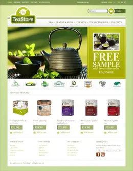 茶叶网站模板设计欣赏