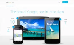 谷歌Nexus智能手机和平板电脑