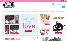 Sanrio的Hello Kitty的官方主页