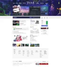 TERA韩国游戏网站设计欣赏
